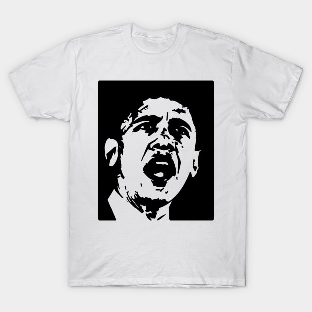 barack obama T-Shirt by bahullah_art